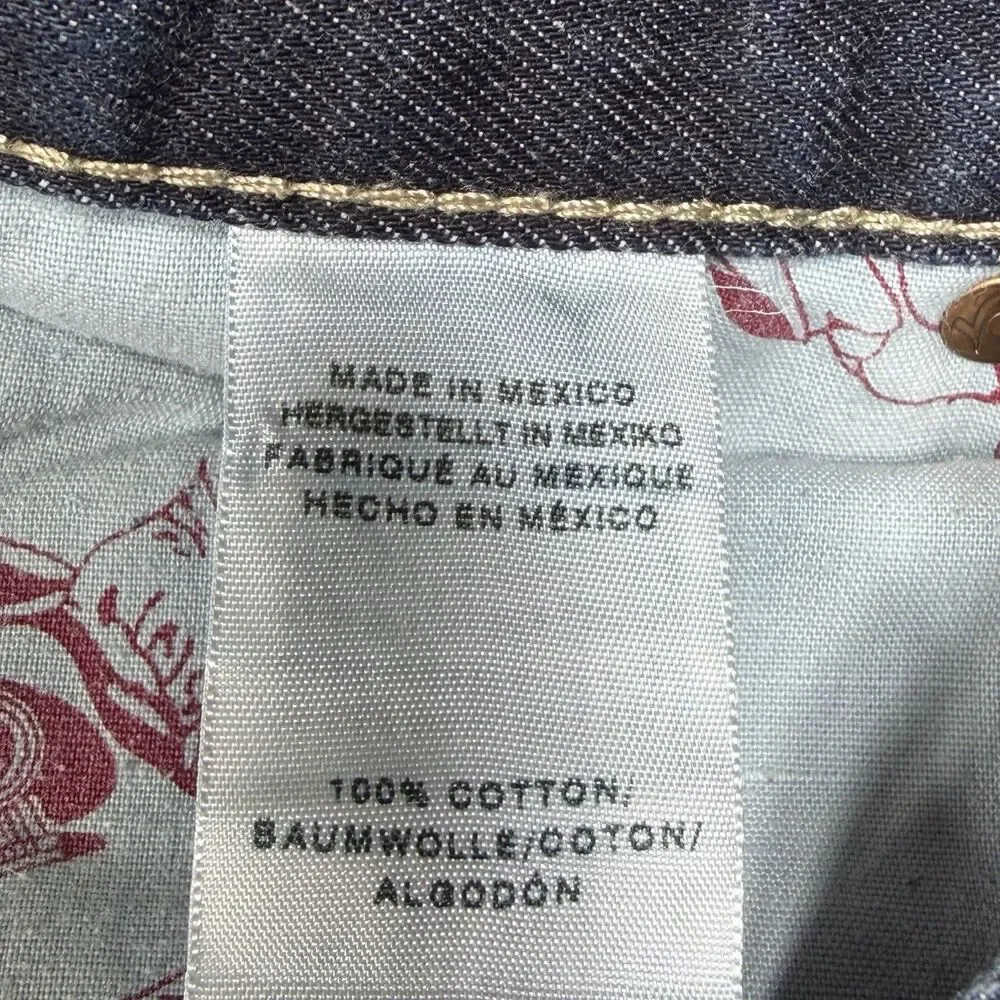 True Religion Jeans Mens Size 42 Blue Denim Straight Jeans 5-Pocket